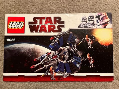 Star Wars Lego 8086 Droid Tri Fighter 100 Complete EBay