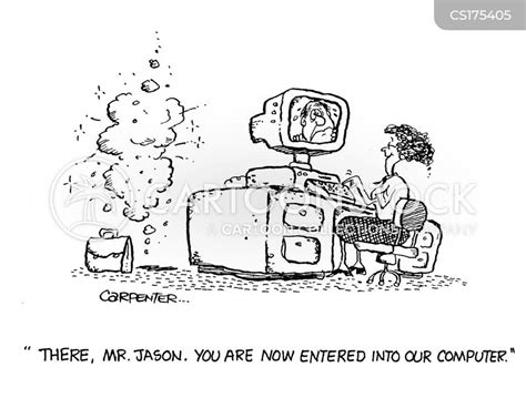 Data Entry Cartoons And Comics Funny Pictures From Cartoonstock