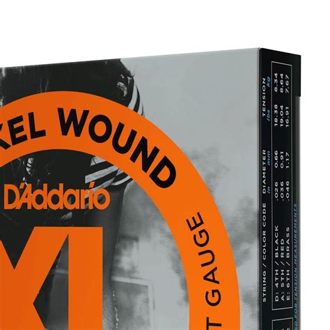 Daddario Exl D Xl Nickel Wound Electric Guitar Strings Regular