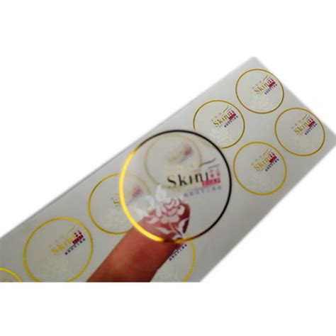 Custom Perfume Gold Foil And Embossing And Spot Uv Label Sticker