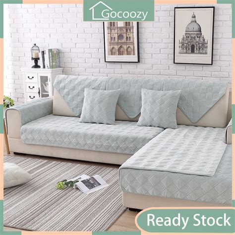 Seater L Shape Sarung Sofa Non Slip