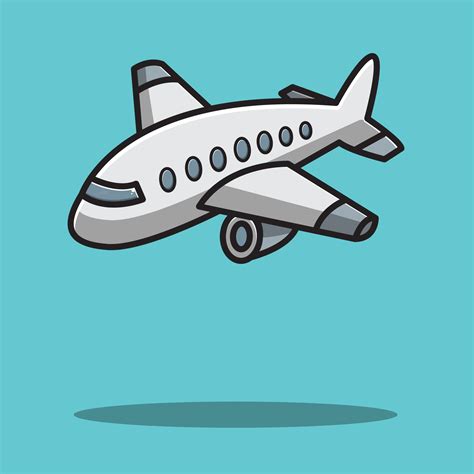 cute airplane vector illustration 5069964 Vector Art at Vecteezy