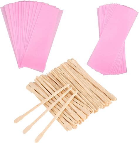 Unvojl Pieces Pink Wax Strips Kit Pieces Pink Non Woven Wax