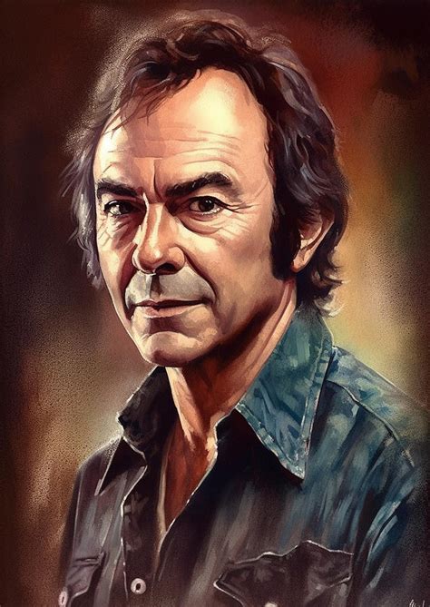 Neil Diamond 5 Digital Art By Dieu Vuong Kha Fine Art America