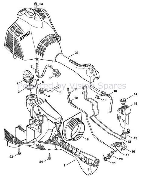 Exploring The Parts Diagram Of The Stihl FS 40 Trimmer