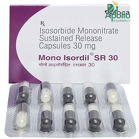 MONO ISORDIL SR 30MG TABLET Price Uses Side Effects Composition