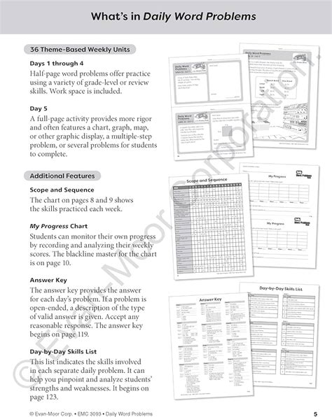 Evan Moor Daily Word Problems Grade 3 Homeschooling And Classroom Worksheets Library