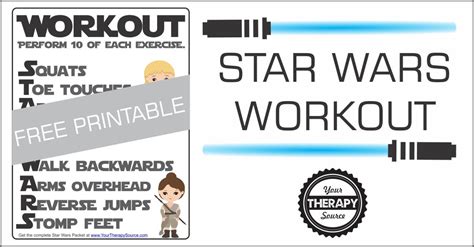 Star Wars Brain Break Workout - Your Therapy Source