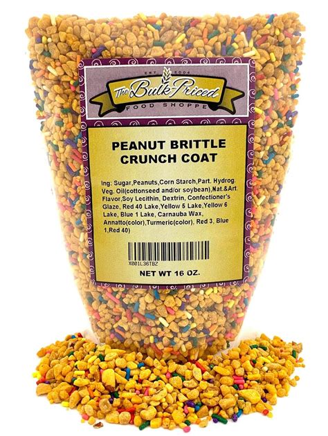 Peanut Brittle Crunch Coat Topping