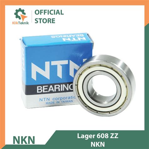 Jual Bearing Lager Laker Laher 608ZZ 608 ZZ NTN Kab Purworejo