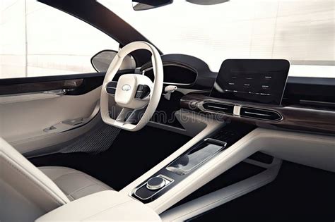 Minimalist Car Interior with Clean Lines, Sleek Design and Minimalist ...