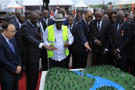 Côte dIvoire inauguration de lénorme barrage hydroélectrique de