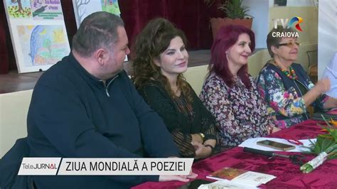 ZIUA MONDIALĂ A POEZIEI Stiri TVR Craiova