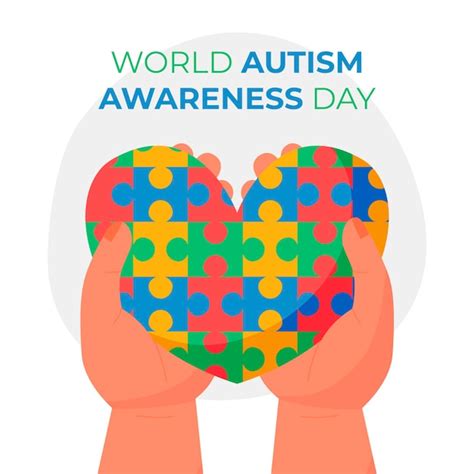 Premium Vector Hand Drawn World Autism Awareness Day Illustration