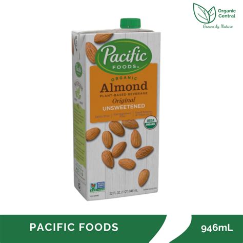 Pacific Foods Organic Almond Original Unsweetened Ml Lazada Ph