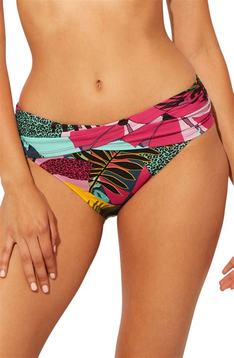 Bleu By Rod Beattie Jungle Book Sarong Hipster Bikini Bottoms Multi