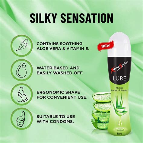 Kamasutra Aloe And Vitamin E Personal Lubricant 50 Ml Eros Clinic