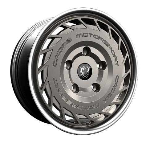 Cades Cades Motorsport Transit Gunmetal Polish Lip Alloy Wheels