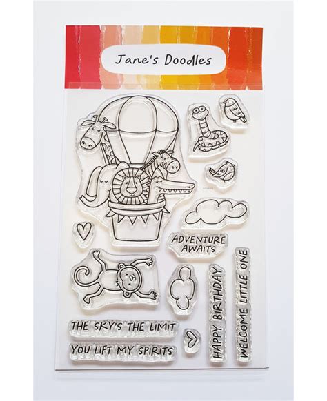 Janes Doodles Clear Stamps Paperpadsnl