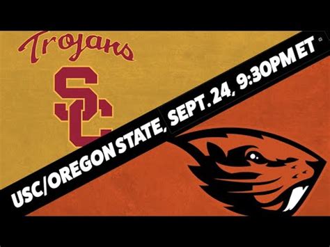 Oregon State Beavers Vs USC Trojans Predictions And Odds College