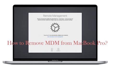 3 Ways To Remove MDM From MacBook Pro With Or Without Password