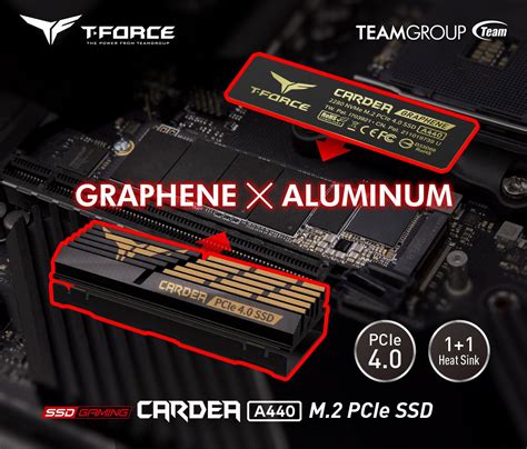 Team Group T FORCE CARDEA A440 M 2 2280 2TB PCIe Gen 4 0 X4 NVMe 1 4