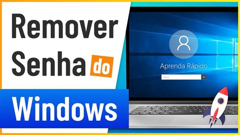 COMO REMOVER A SENHA do Windows 10 Tirar Senha do Win10 Rápido e