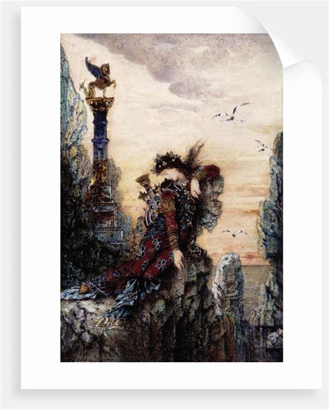 Sappho Posters Prints By Gustave Moreau