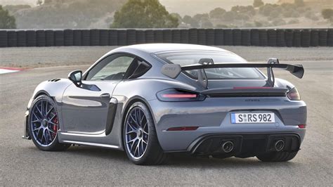 New Porsche Cayman Gt Rs Weissach Package Track Exhaust