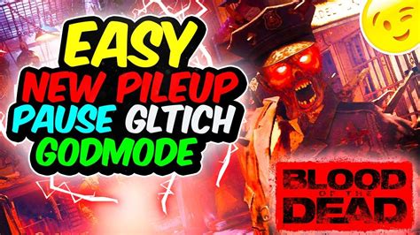 NEW BO4 ZOMBIES INSANE BOTD PILE UP GLITCH PAUSE GLITCH YouTube