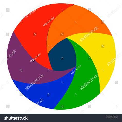 Chromatic Circle Design Vector Illustration Stock Vector (Royalty Free ...