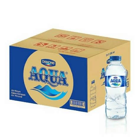 Jual Aqua 330 Ml 1 Dus Isi 24 Botol Shopee Indonesia