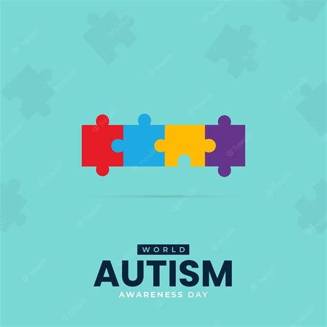 Premium Vector World Autism Awareness Day Flat Illustration