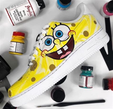 Whose Your Favorite Spongebob Character Custom Painted Spongebob Nike