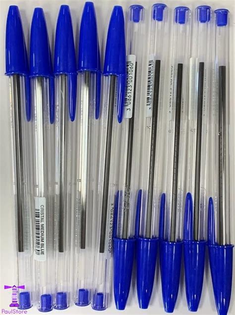 Bic Cristal Original Ball Point Pen Pack Of 50 Pens Medium Point 1