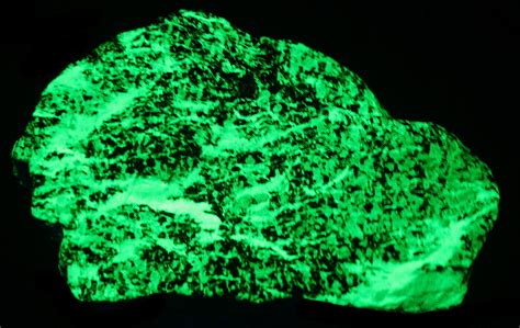 Willemite Fluorescent Mineral Sterling Hill Mine Near Franklin Njの