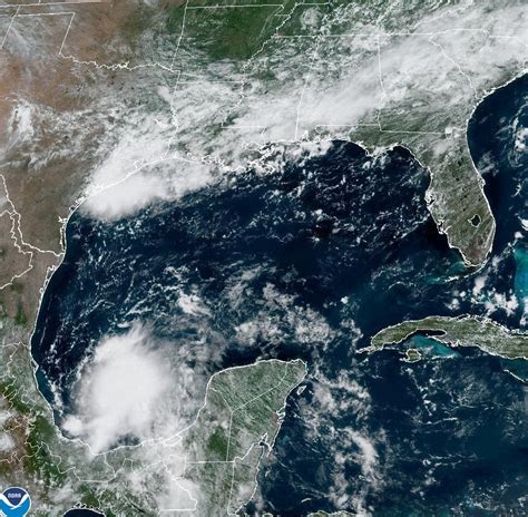 Se Formó El Potencial Ciclón Tropical Cuatro En El Golfo De México