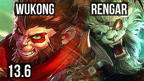 Wukong Vs Rengar Top 408 37m Mastery 800 Games Kr Master