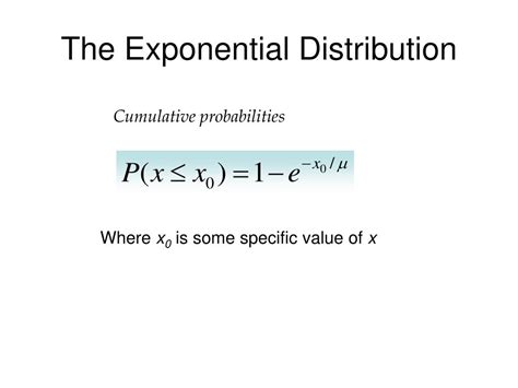 Ppt The Exponential Distribution Powerpoint Presentation Free