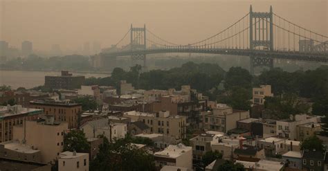 Smoky Air Disrupts Life in the Northeast - The New York Times