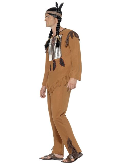 Wild West Native American Indian Warrior Adult Costume