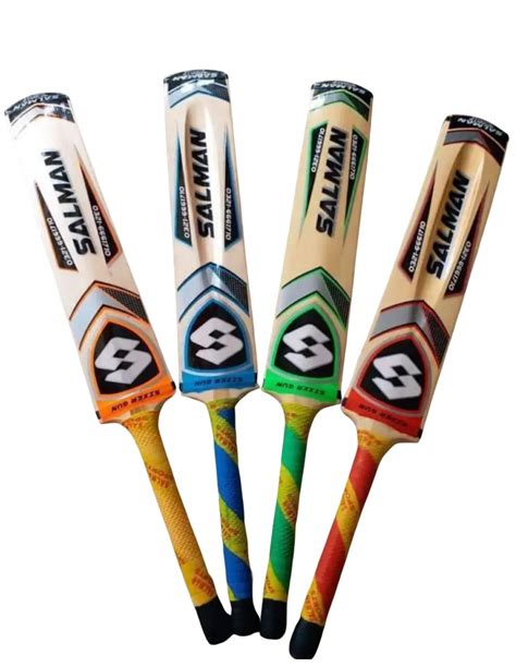 Tapeball Cricket Bat Salman Bat Wooden Handle Bat Jd Bat Saki Bat