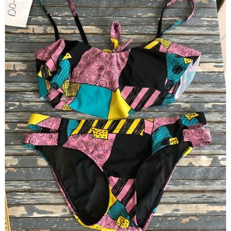 Disney Swim Nightmare Before Christmas Disney The Sally Bikini Swim Bottoms And Top Lxl