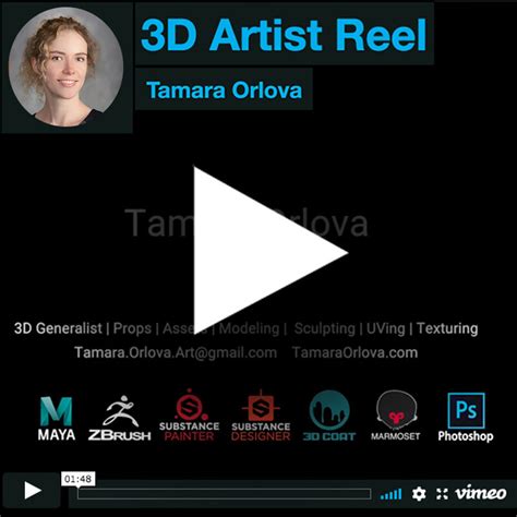 ArtStation - 3D Artist Reel