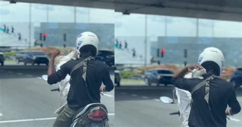 Ini Baru Orang Panggil Dalam Hati Ada Taman Abang Motor Bawa Kucing