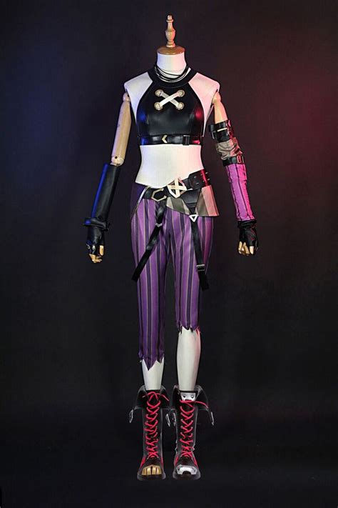 Lol Arcane Jinx Cosplay Costume Women Uniform Outfits Halloween Ebay