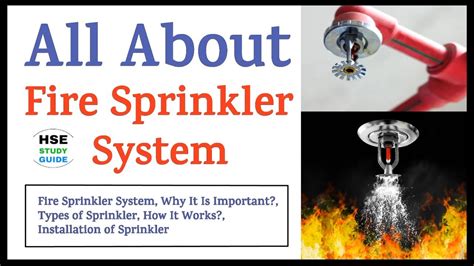 All About Fire Sprinkler System Why It Is Importanthow It Workstypes Of Sprinkler