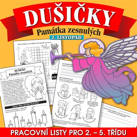 Materiál DUŠIČKY Pracovní listy