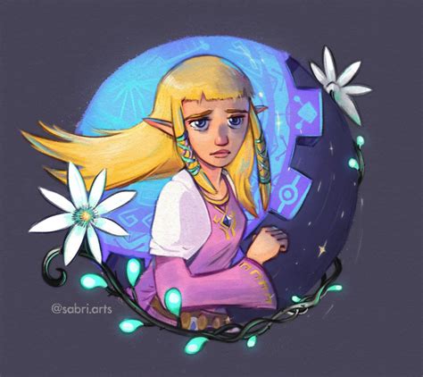 Just finished this drawing of Zelda :) Couldn’t resist after completing Skyward Sword! : r/gaming