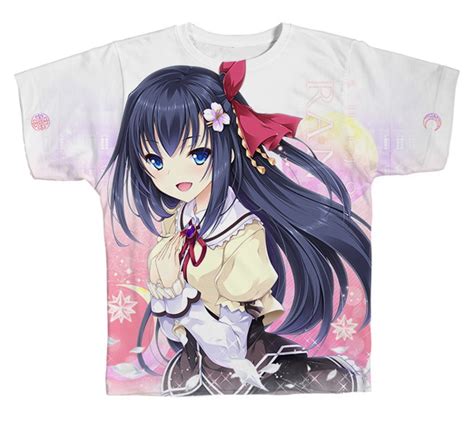 「乙女が結ぶ月夜の煌めき」四條蘭 両面フルグラフィック Tシャツ Lサイズ フィギュア・グッズ通販 Fanza通販